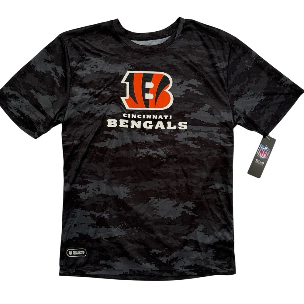 Cincinnati Bengals NFL Camo Athletic T-Shirt Boys XL 18/20